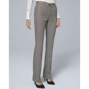 Slim Fit Black and White Business Slacks